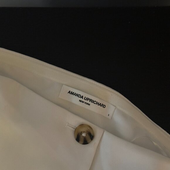 Amanda Uprichard White Button Bustier Top • Size S - Picture 5 of 5